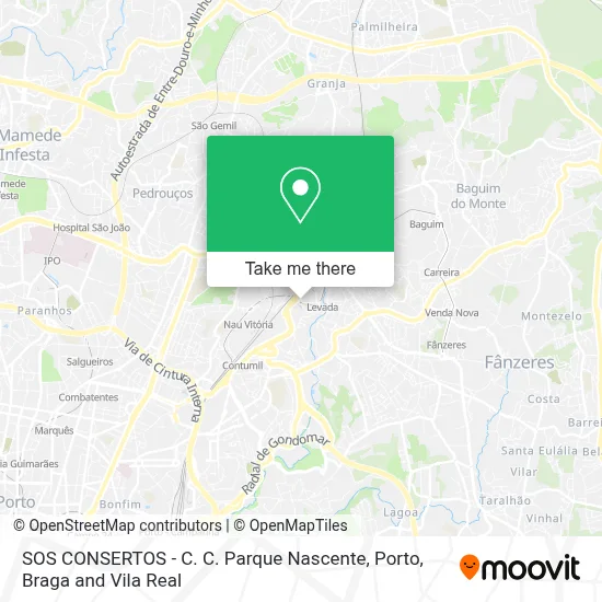 SOS CONSERTOS - C. C. Parque Nascente map