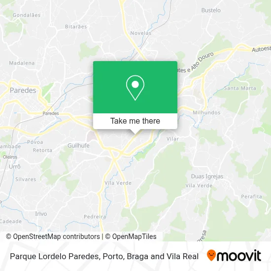 Parque Lordelo Paredes map
