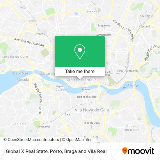 Global X Real State map