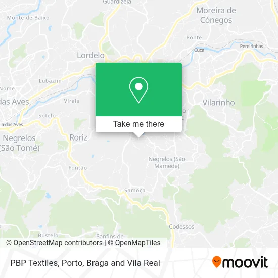 PBP Textiles map