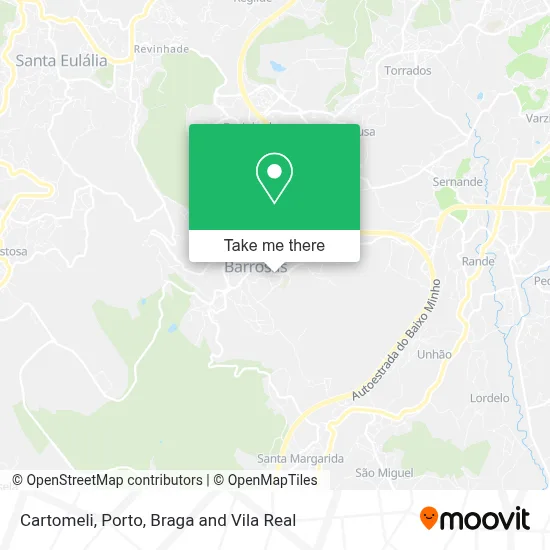 Cartomeli map