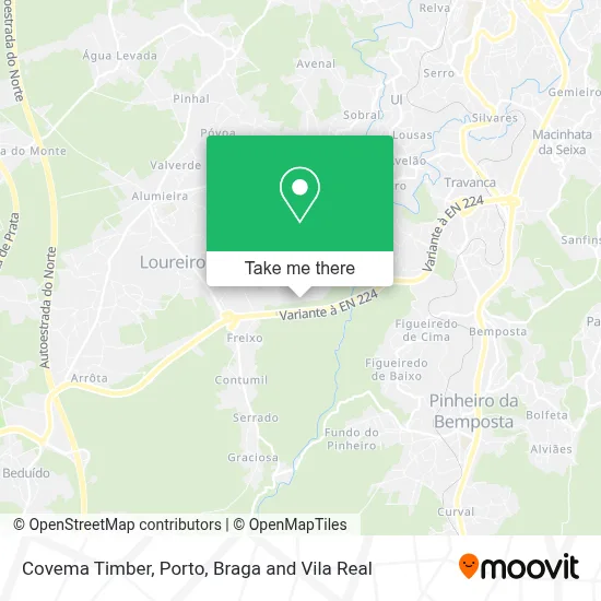 Covema Timber map