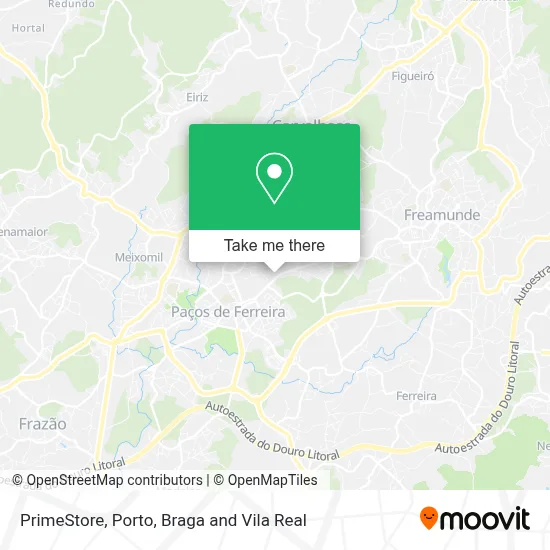 PrimeStore map