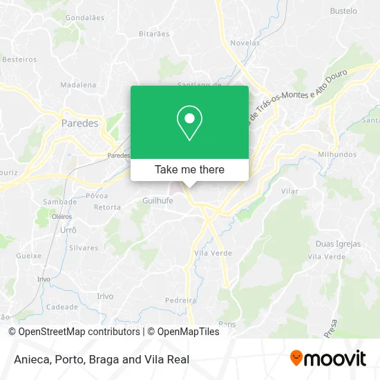 Anieca map