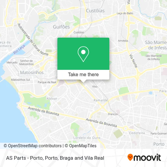 AS Parts - Porto map