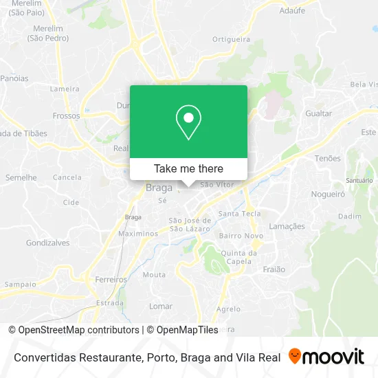 Convertidas Restaurante map