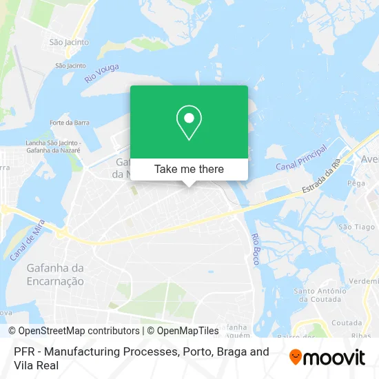 PFR - Manufacturing Processes map