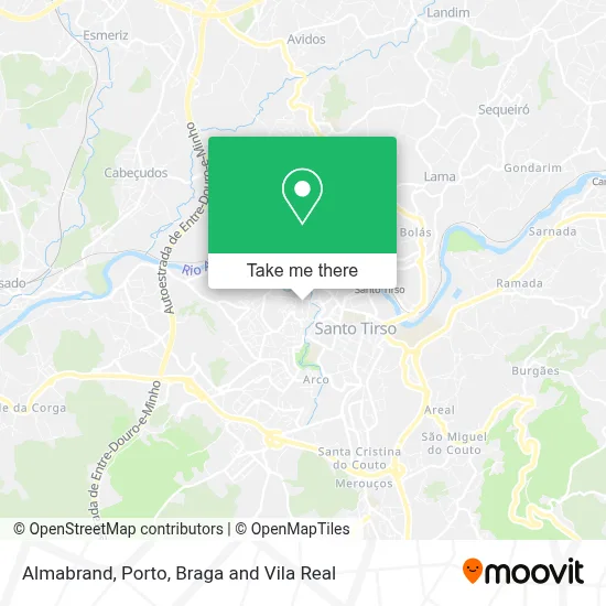 Almabrand map