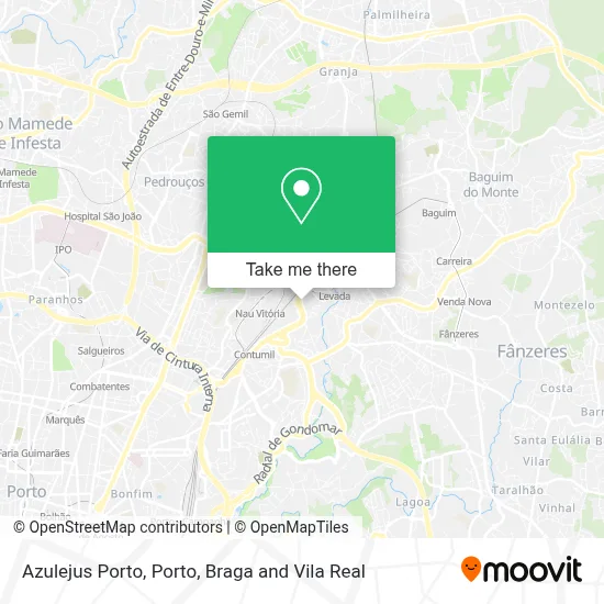Azulejus Porto map