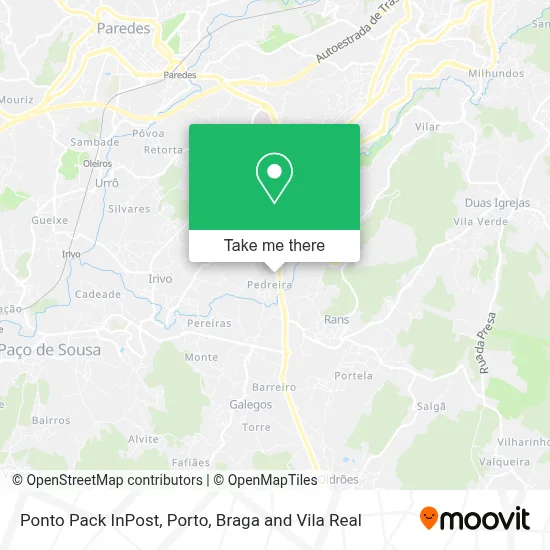 Ponto Pack InPost map
