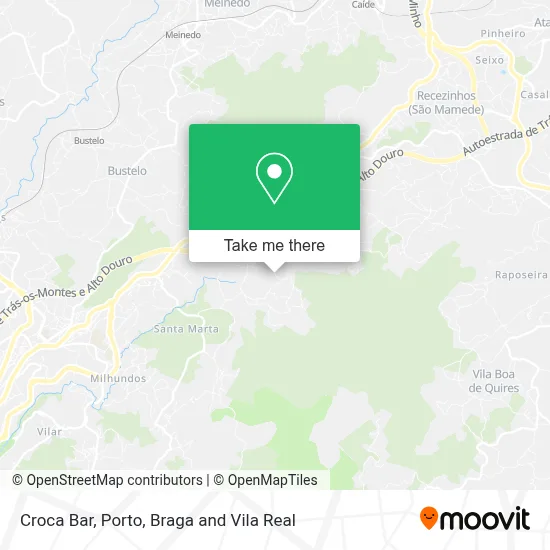 Croca Bar map