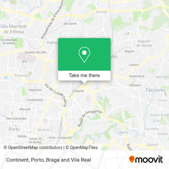 Continente map