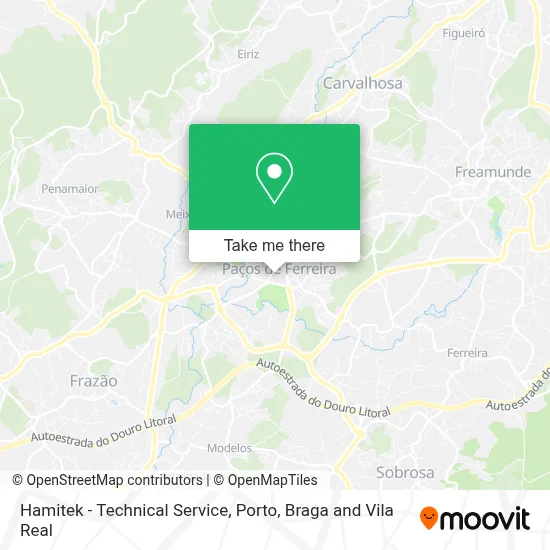 Hamitek - Technical Service map