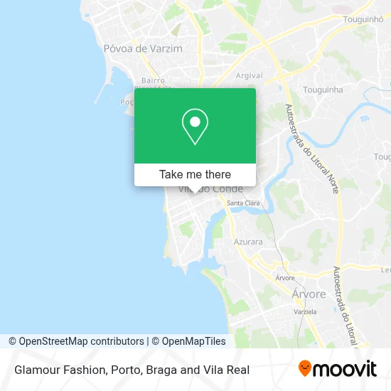 Moda Glamour map