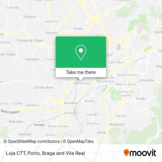 Loja CTT map