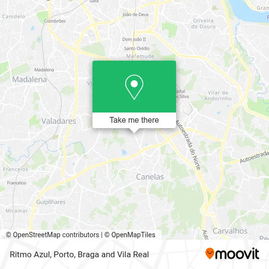 Ritmo Azul mapa