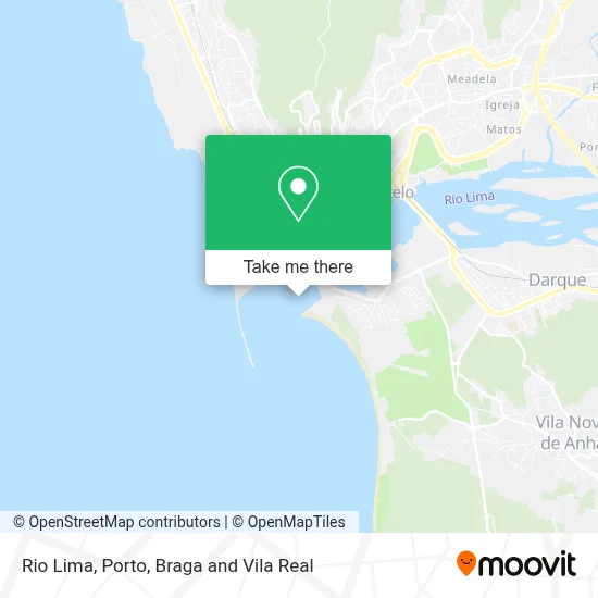 Rio Lima mapa