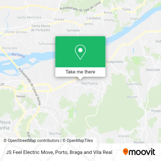 JS Feel Electric Move map