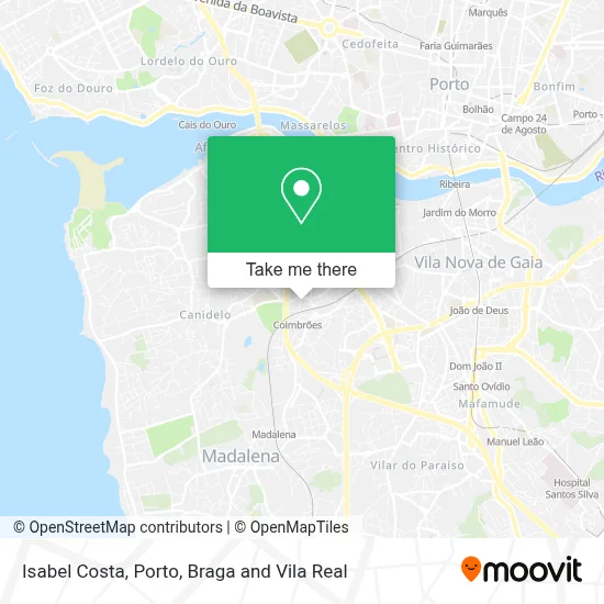 Isabel Costa map