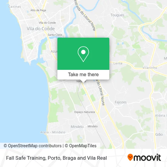 Fall Safe Training map