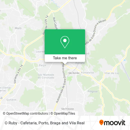 O Ruby -  Cafetaria map
