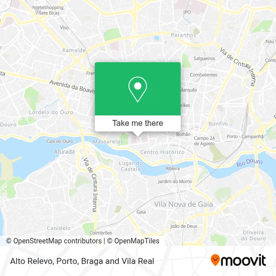 Alto Relevo map