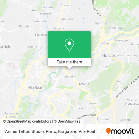 Archie Tattoo Studio map