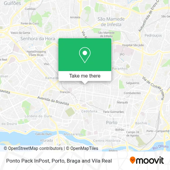 Ponto Pack InPost map