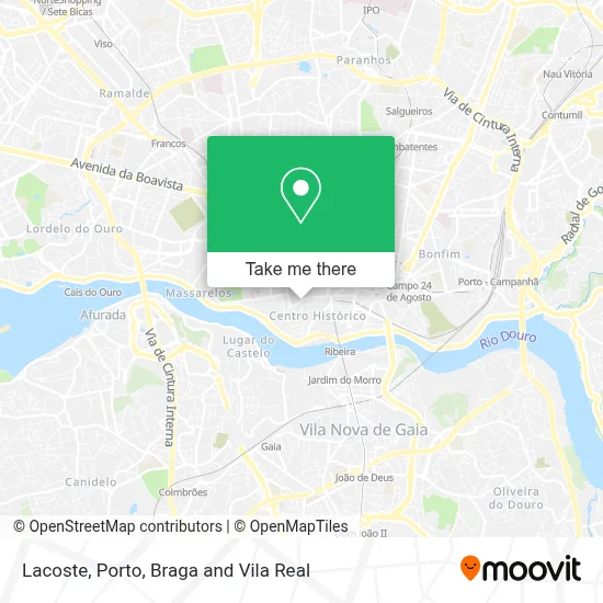 Lacoste map