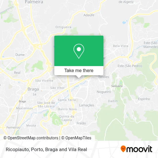 Ricopiauto mapa