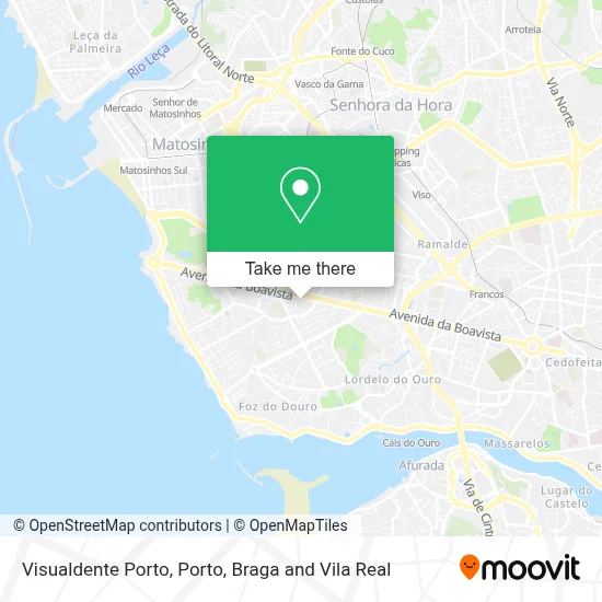 Visualdente Porto map
