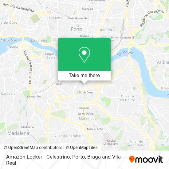 Amazon Locker - Celestrino map