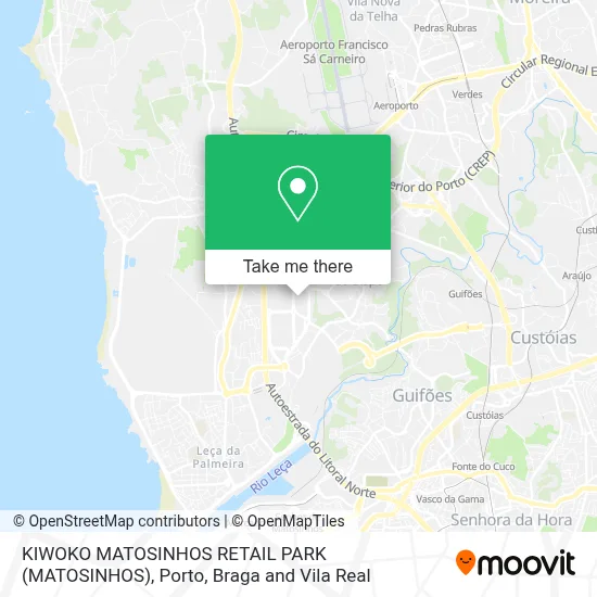 KIWOKO MATOSINHOS RETAIL PARK map