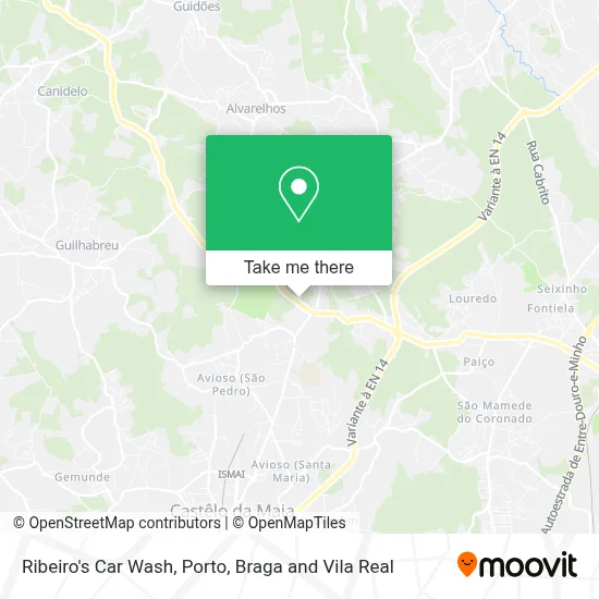 Ribeiro's Car Wash map