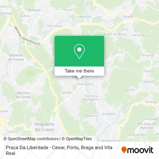 Praça Da Liberdade - Cesar map