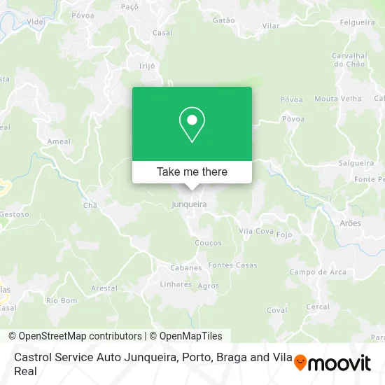 Castrol Service Auto Junqueira map