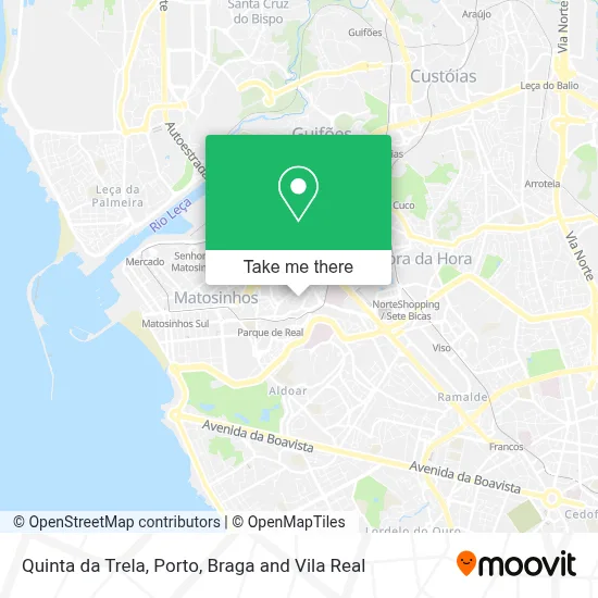 Quinta da Trela map