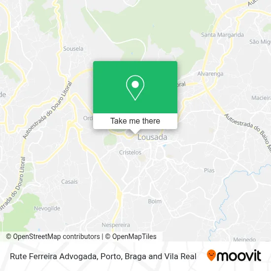 Rute Ferreira Advogada map