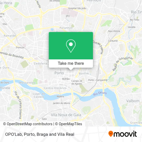 OPO'Lab map