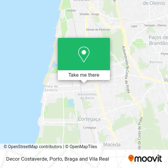 Decor Costaverde map