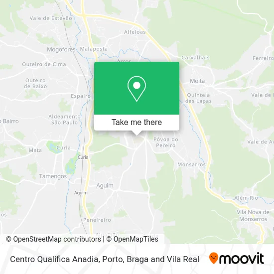Centro Qualifica Anadia map