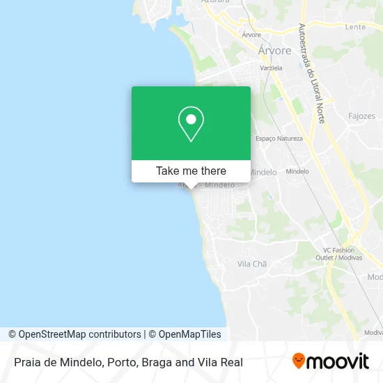 Praia de Mindelo map