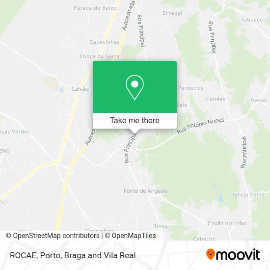 ROCAE mapa