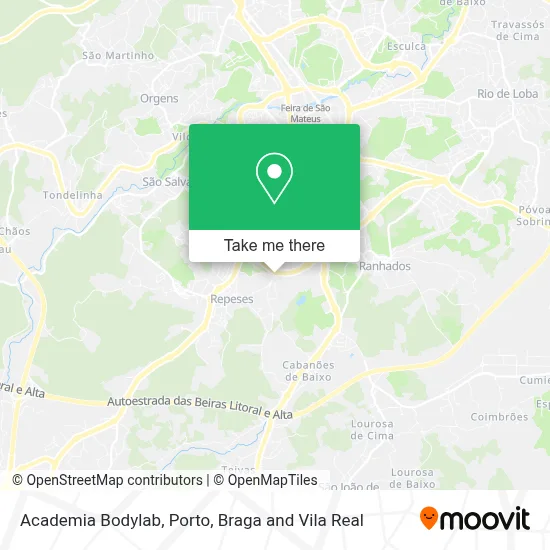 Academia Bodylab map