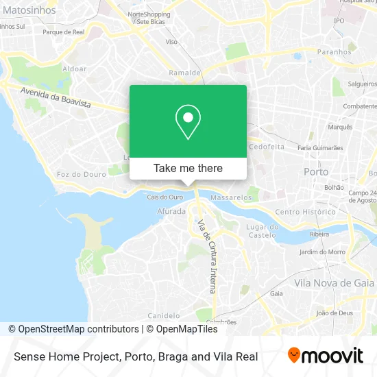 Sense Home Project map