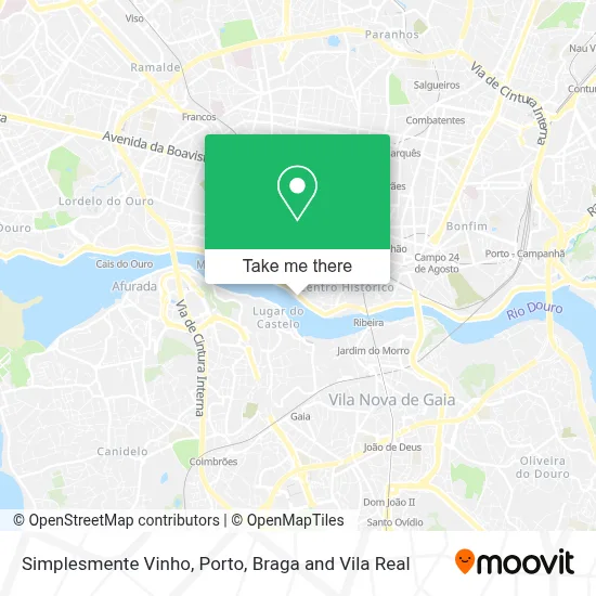 Simplesmente Vinho map