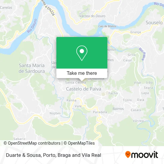 Duarte & Sousa map