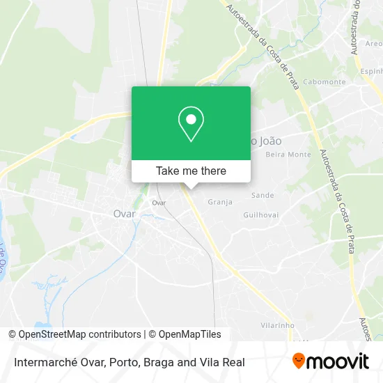 Intermarché Ovar map