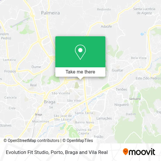 Evolution Fit Studio map