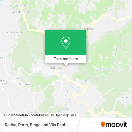 Reribe mapa